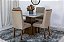 Mesa Jantar Luna Tampo Vidro Canto Copo 0.90x0.90 04 cadeiras Lunara - Rufato - Imagem 13