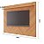 Painel + Rack Volpi 100% MDF Larg. 1.54m tv Até 55 - Permóbili - Imagem 3