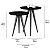 Conjunto Mesa de Apoio 8003 Luxo - JB Bechara - Imagem 5