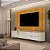 Bancada Com Painel Celine Para TV Até 75" 2 Portas 2 Gavetas LED - DJ Móveis - Imagem 4
