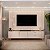 Bancada Com Painel Celine Para TV Até 75" 2 Portas 2 Gavetas LED - DJ Móveis - Imagem 3