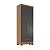 Roupeiro Solteiro Smart Plus 2 Portas 1 Gaveta Larg. 0.85m - Rodial Móveis - Imagem 2