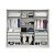 Roupeiro New Vertice 06P06G. 2.10m 100% MDF - Novo Horizonte - Imagem 9