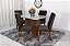 Mesa Jantar Luna Imbuia Tampo Vidro Canto Copo 120×80 4 Cadeiras Lunara Madeira Maciça - Rufato - Imagem 14
