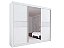 Roupeiro Los Angeles Ripado 100% MDF Larg. 2.73m - D Doro - Imagem 4