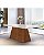Mesa Luna 1.20m Tampo MDF/VIdro canto copo - Rufato - Imagem 1