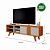 Bancada Paraty + Painel Sotile 100% MDF Tv até 70 - Permobili - Imagem 5