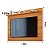 Bancada Paraty + Painel Sotile 100% MDF Tv até 70 - Permobili - Imagem 3