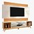 Home Anita 100% MDF Tv até 65 TB143L 2.20m - Dalla Costa - Imagem 5
