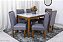 Mesa de Jantar Alegra Tampo Vidro 160×80 6 Cadeiras Diamante - JCM Moveis - Imagem 6