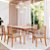 Mesa de Jantar Ficus 1.60x0.80 com 06 cadeiras Buriti - Cimol - Imagem 1