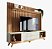 Painel + Rack  Aurora Tv até 75 - Dalla Costa - Imagem 2