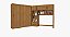Modulado 4 Portas + Guarda-Roupa 3 Portas Sem espelho Dubai/Santiago   – Carioca Móveis - Imagem 7