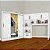 Modulado 4 Portas + Guarda-Roupa 3 Portas 1 espelho Dubai/Santiago  – Carioca Móveis - Imagem 1
