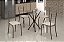 Mesa Rio 70x70 tampo Vidro com 04 cadeiras - Teixeira - Imagem 1