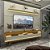 Painel Royal 2.20m + Rack Requinte 2.12m 100% MDF - Gelius - Imagem 1