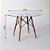 Mesa Redonda DKR tampo vidro 90x90  com 4 Cadeiras DKR PP Branco – Or Design - Imagem 5