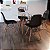 Mesa Redonda DKR tampo vidro 90x90  com 4 Cadeiras DKR PP Branco – Or Design - Imagem 3