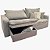 Sofá Retrátil Baú Versate 2.40m - Arjan Decor - Imagem 2