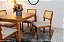 Mesa de Jantar Alegra Tampo Cinamomo 120×80 4 Cadeiras Jade Linho Bege - JCM Madeira Maciça - Imagem 4