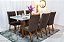 Mesa Jantar Luna Tampo Vidro e Canto Copo 180×90 6 Cadeiras Alegra Madeira Maciça - Rufato - Imagem 2