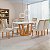 Mesa Marselha 1.70m com 06 Cadeiras Lisboa - Cel Móveis - Imagem 1