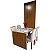 Mesa Jantar Cancun 120×90 com Painel + 4 Cadeiras Linho Bege - Cel Móveis - Imagem 3