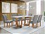 Mesa de Jantar Dubai 1.70x90 com 6 Cadeiras Marselha - Cel Móveis - Imagem 2