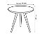 Conjunto de Mesa de Apoio e Centro Sparta – Amadeirada - Imagem 3