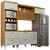 Cozinha Completa Fechada 2.70m Princesa 03 Peças 100% MDF - Nesher - Imagem 2