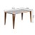 Mesa de Jantar Safira com Tampo em Vidro 1.80x90 com 06 Cadeiras - Doubue - Imagem 4