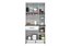 Kit de Cozinha Letícia 91cm 6 Portas 1 Gaveta - Rud Rack - Imagem 4