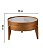 Mesa de Centro Redonda com Vidro Anna - Luka Decor - Imagem 3