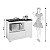 Balcão para Cooktop 05 Bocas NT 3050 - Notável - Imagem 11