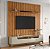 Painel Ripado Supremo 2.30m Tv até 85 + Rack Flip 2.20m - Patrimar - Imagem 2
