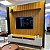 Painel Ripado Supremo 2.30m Tv até 85 + Rack Flip 2.20m - Patrimar - Imagem 1