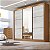 Roupeiro Casal 3 Portas 6 Gavetas Cristal 100% MDF Larg. 2.20m Flex - D Doro - Imagem 1