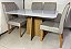 Mesa Nárnia 1.20x80 com 04 Cadeiras - Carvalho Decor - Imagem 1