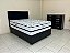 Base Box Baú Casal Classic + Colchão Casal Blues Molas Ensacadas 138x188x32 - Imagem 2