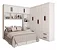 Modulado 4 Portas + Guarda-Roupa 6 Portas Hércules(Sem Espelho) Branco - Carioca Móveis - Imagem 3