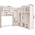 Modulado 4 Portas + Guarda-Roupa 6 Portas Hércules(Sem Espelho) Branco - Carioca Móveis - Imagem 5