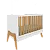 Berço Guti Retrô Americano Branco Brilho/Amêndoa - Peroba - Imagem 4