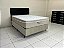 Base Box Sommier Camurça Bege – 138x188x30 + Colchão Airtech SpringPocket Molas Ensacadas Casal – 138x188x30 - Imagem 2