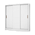 Roupeiro 3 Portas Dubai/Santiago (Sem espelho) 1,79 m Branco - Carioca Móveis - Imagem 2