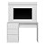 Escrivaninha com Painel Doble Branco Fosco - Albatroz - Imagem 3