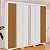 Roupeiro Eliza 6 Portas 2.30m Branco/Cinamomo - ACP Móveis - Imagem 1