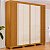 Roupeiro Eliza 6 Portas 2.30m Cinamomo/Off White  - ACP Móveis - Imagem 1