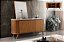 Buffet Curvo Luna 1,63m Larg. com Vidro Cinamomo/Off White - LJ Móveis - Imagem 1
