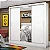 Roupeiro Dubai C/Espelho 3 Pts. 3 Gav. Branco Larg. 1.79m Carioca + Cama Box Casal Livina Molas Ensacadas 138x188x58 Orthoside - Imagem 2