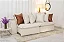 Retrátil Reclinável 2.36m Tebas Linho Marfim - Sem Caixa + Home Royal C/Led Larg. 2.19m Off White Gelius - Imagem 2